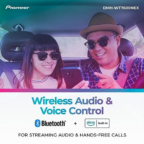 Pioneer DMH-WT7600NEX Digital Multimedia Receiver With Wireless Apple CarPlay and Android Auto, 9” Capacitive Floating Screen, Single-DIN, Built-In Bluetooth, WiFi and Amazon Alexa Pioneer DMH-WT7600NEX Digital Multimedia Receiver With Wireless Apple CarPlay and Android Auto, 9” Capacitive Floating Screen, Single-DIN, Built-In Bluetooth, WiFi and Amazon Alexa